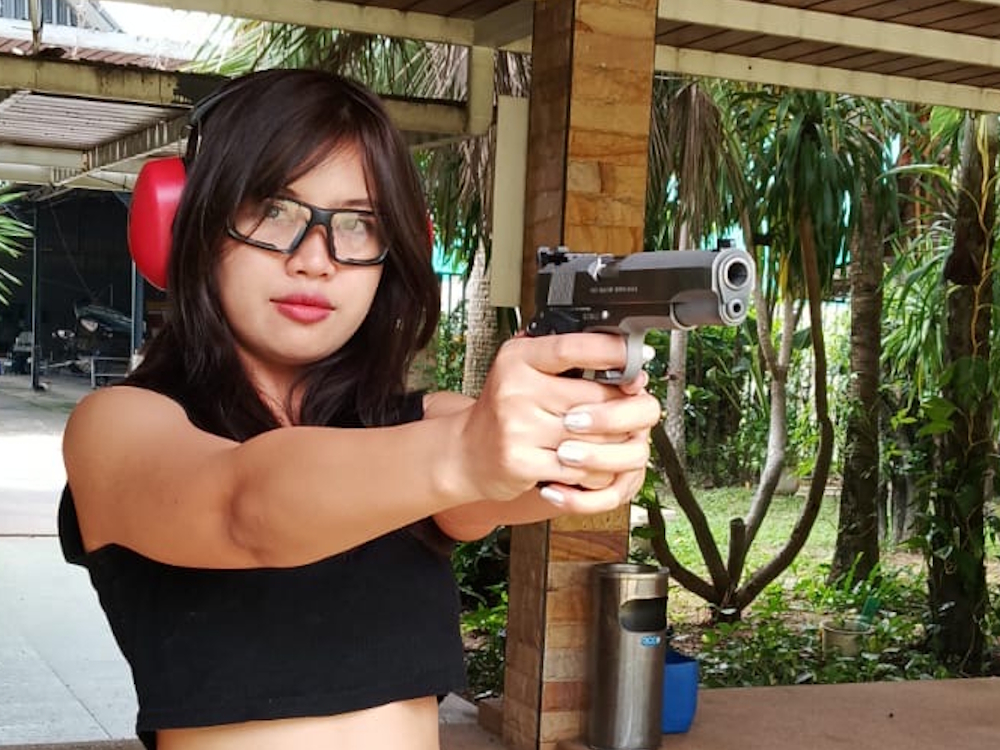 Gun Shooting Range at Thai Sky Adventures, Pattaya